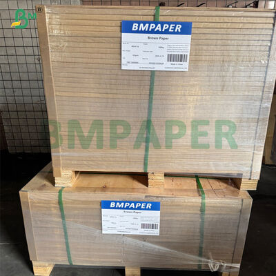 Chứng kháng gấp tốt giấy kraft phủ PE màu nâu cho bao bì thực phẩm