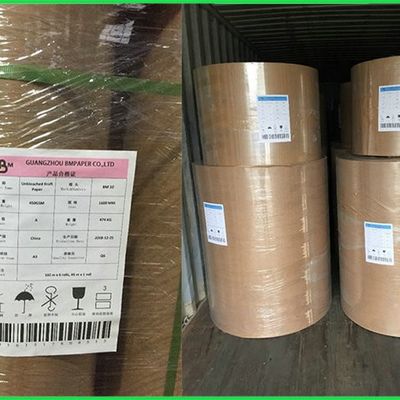 FSC FDA Single PE tráng giấy kraft nâu mịn và bóng cho ly cà phê