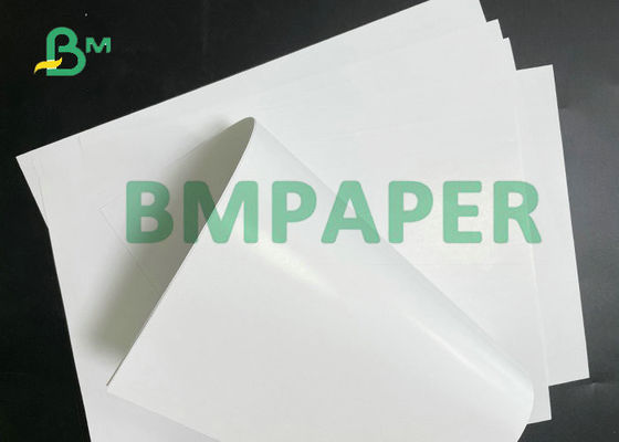 80 # 100 # C2S Văn bản Lụa trắng hoàn thiện cao Giấy tráng bóng ở dạng cuộn