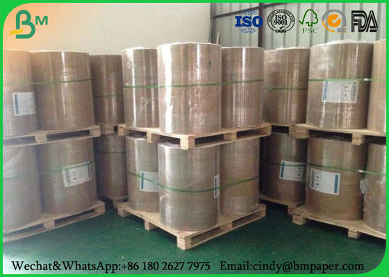 Trinh bột giấy trắng Jumbo cuộn giấy dày 55gsm chiều rộng 594mm cho hộp giấy