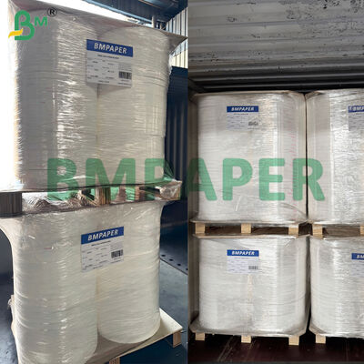 24-28gm giấy kraft trắng mạnh mẽ cho máy bọc tốc độ cao