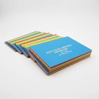 Bảng giấy mạ đa màu 1mm - 3mm cho bao bì hiển thị