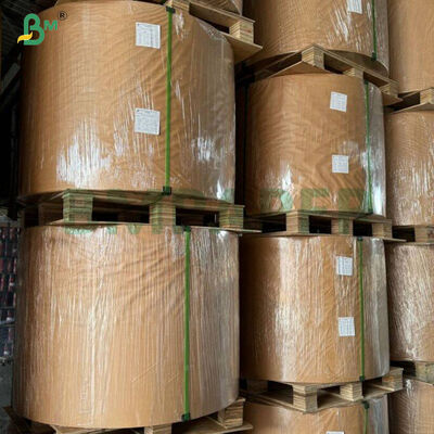 100% Virgin Wood Pulp  Machine Glazed Kraft Paper Roll 40-60G 
