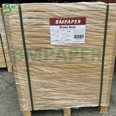Giấy Bristol Bond Trắng Không Tráng Phủ 250gsm Tờ 24.5 X 36 inch Bề Mặt Mịn Nặng