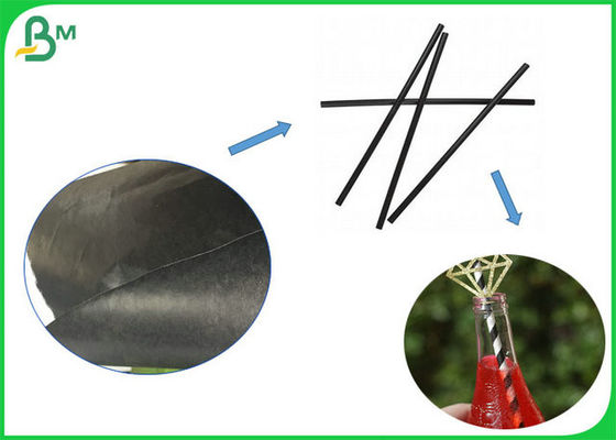 Giấy cuộn thực phẩm rơm đen 60gsm 120gsm với giấy FDA phân hủy sinh học