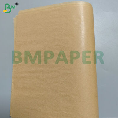 42gsm Brown Silicone Coated Paper Sheets Used For Steaming Buns