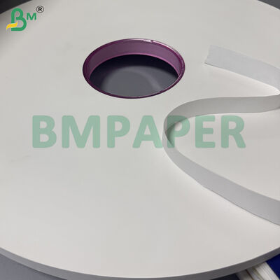24mm 27mm White Cigarette Paper Rolls 25gsm Food Grade Striped Wrapping Paper