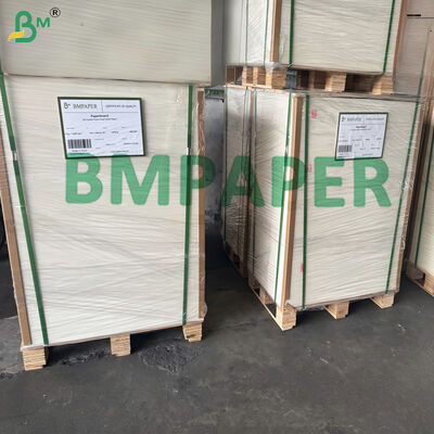 Giấy trắng không tráng phủ Giấy bìa trắng sáng 65lb Giấy mịn