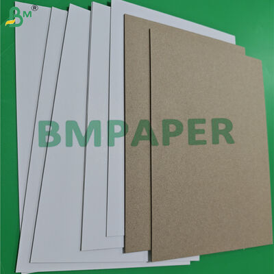1mm 2mm Bảng ván phủ màu trắng với lưng màu xám Độ cứng cao 79 x 109cm