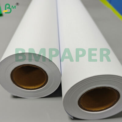 80gm hai mặt màu trắng CAD Plotter giấy cuộn để in