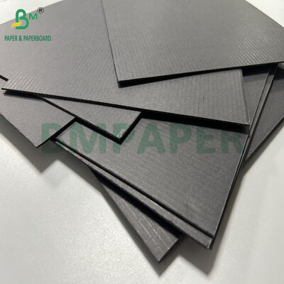 1.5mm 1.7mm Giấy bìa carton sóng F màu đen dùng cho đóng gói 1000 x 1420mm