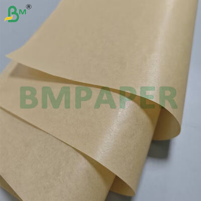 40gm Hai mặt silicone phủ giấy nướng màu nâu Jumbo Rolls