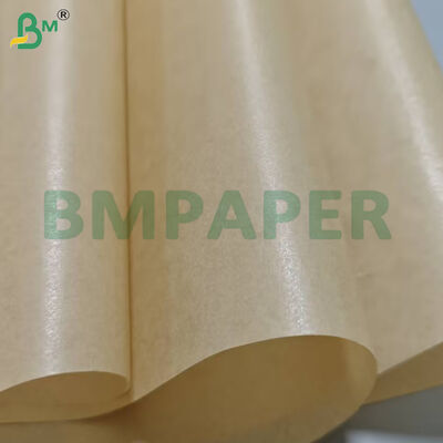 40gm Hai mặt silicone phủ giấy nướng màu nâu Jumbo Rolls
