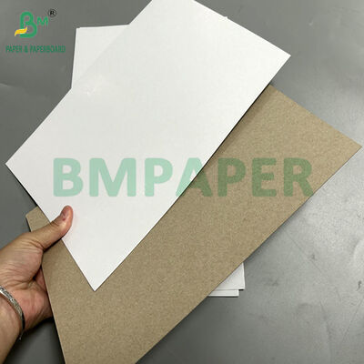 250gm 300gm Clay Coated Duplex Board Grey Back For Package 27.25x28 inch