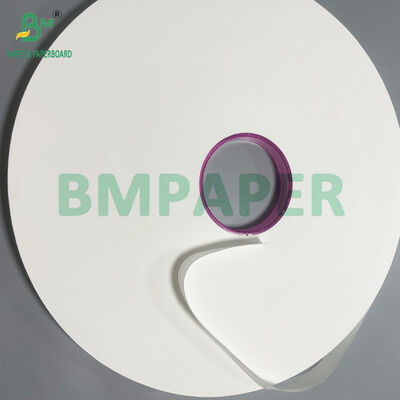 Cuộn giấy Kraft 26gsm 27gsm 29mm x 6000m để bọc ống hút riêng lẻ