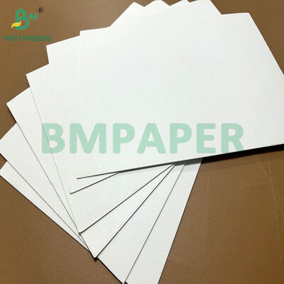 330gram White E flute Corrugated double-wall Cardboard For Perfume Box 70 x 100cm