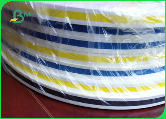 28g &amp; 60g &amp; 120g Giấy cuộn màu xanh cuộn linh hoạt FSC &amp; FDA Dải in