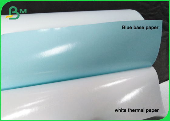 Tự dính Giấy cuộn nhiệt 4 X 3 inch Mã vạch vận chuyển gửi thư 55gsm