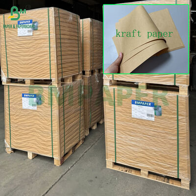 Giấy Kraft An toàn Thực phẩm Bền vững 100gsm 120gsm Dùng cho Túi 800mm 900mm