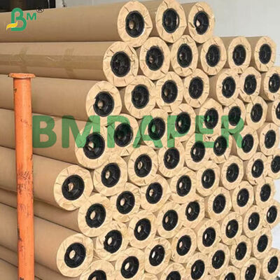 90 inch 72 inch perforated Brown Kraft Paper Rolls 80, tùy chỉnh chiều dài, lỗ tròn
